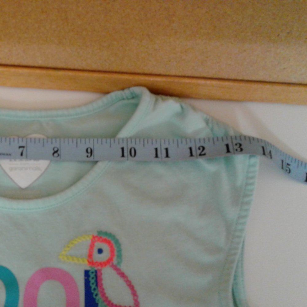 365 Kids  Girls T-Shirt  Sleeveless  Multicolor  Size 8 - Picture 7 of 11